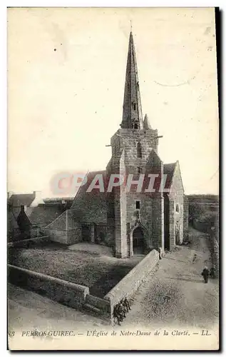 Ansichtskarte AK Perros Guirec L Eglise de Notre Dame de la Clarte