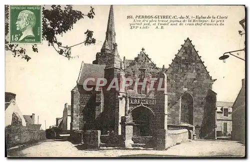 Cartes postales Perros Guirec Eglise de la Clarte