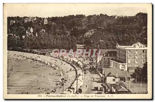 Cartes postales Perros Guirec Plage de Trestraou