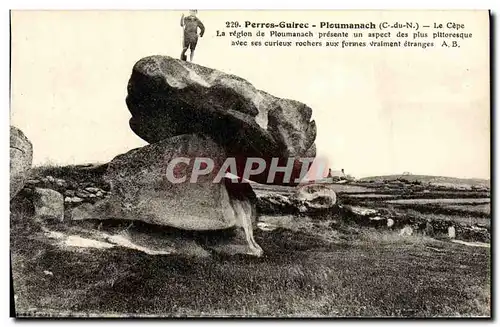 Ansichtskarte AK Perros Guirec Ploumanach Le Cepe La region de Ploumanach presente un aspect des plus Pittoresque