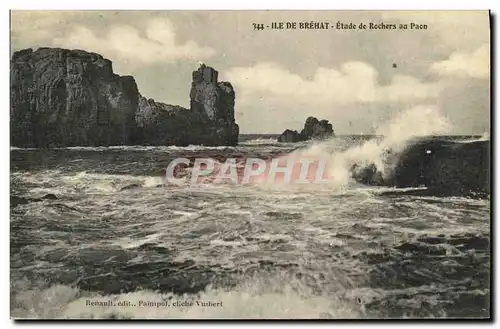 Cartes postales Ile de Brehat Etaude de Rochers au Paon