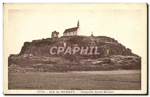 Ansichtskarte AK Ile de Brehat Chapelle Saint Michel