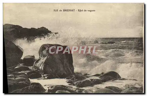 Cartes postales Ile de Brehat Effet de Vagues