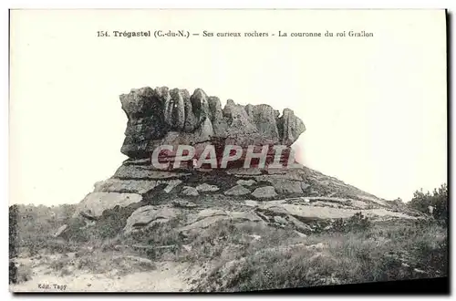 Cartes postales Tregastel Ses Curieux Rochers La Couronne du roi Grallon