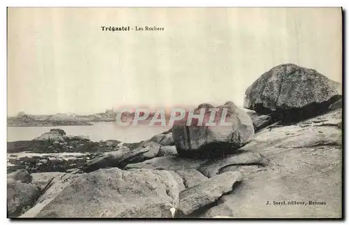 Cartes postales Tregastel Les Rochers