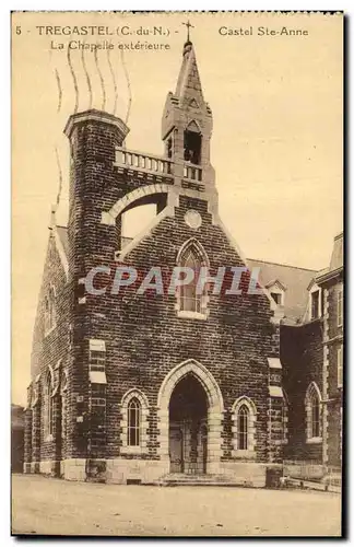 Ansichtskarte AK Tregastel Castel Ste Anne La Chapelle Exterieure