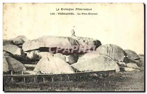 Cartes postales La Bretagne Pittoresque Tregastel Le Pere Eternel