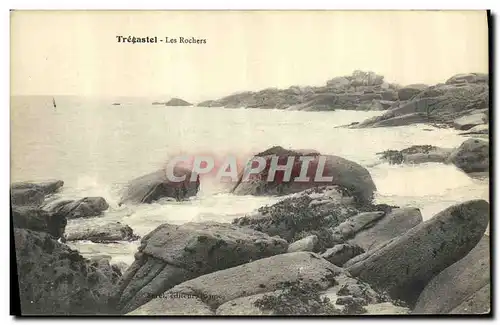 Cartes postales Tregastel Les Rochers