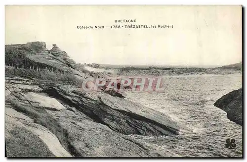 Cartes postales Tregastel Les Rochers