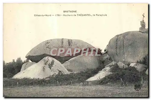 Cartes postales Rochers de Tregastel Le Paraplule