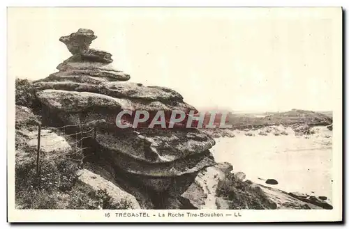 Cartes postales Tregastel La Roche Tire Bouchon