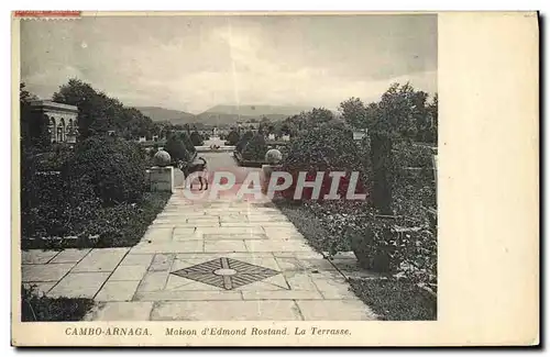 Cartes postales Cambo Arnaga Maison d Edmond Rostand La Terrasse