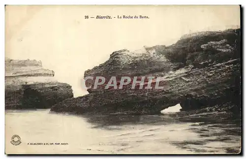 Cartes postales Biarritz La Roche du Basta