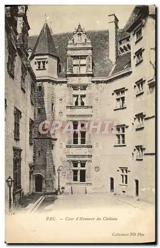 Cartes postales Pau Cour d Honneur du Chateau