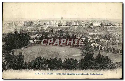 Ansichtskarte AK Pau Vue panoramique prise de Guindalos