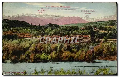 Cartes postales Pau La Chaine des Pyrenees