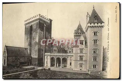 Cartes postales Pau L Entree du Chateau Cour d honneur