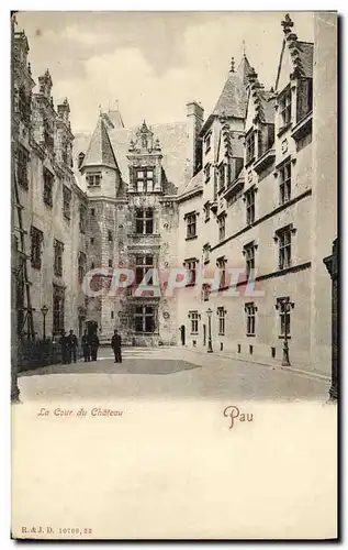 Cartes postales Pau La Cour du Chateau