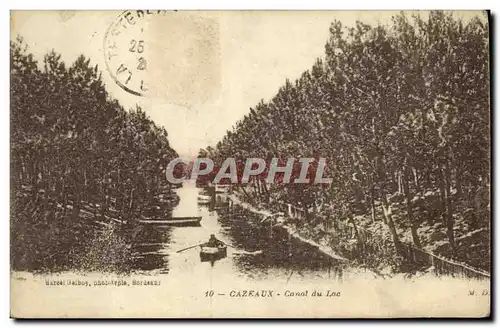 Cartes postales Cazeaux Canal du Lac