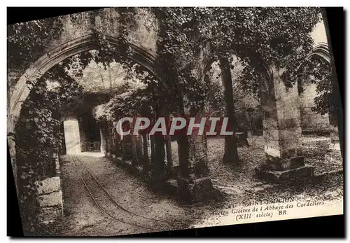 Ansichtskarte AK Saint Emilion Ancien cloitre de l abbaye des Cordeliers