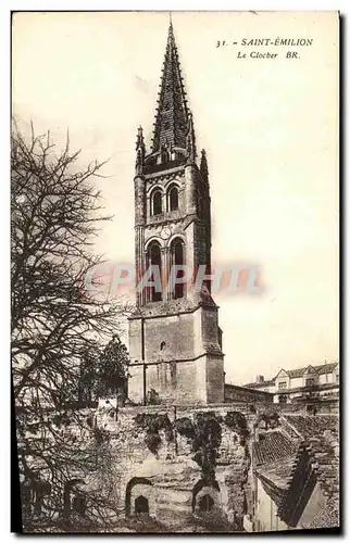 Cartes postales Saint Emilion Le Clocher