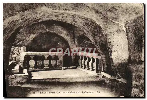 Cartes postales Saint Emilion La Grotte de St Emilion