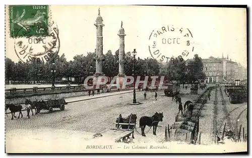 Cartes postales Bordeaux Les Colonnes Rostrales