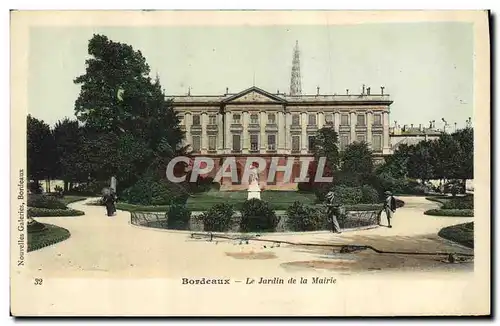 Ansichtskarte AK Bordeaux Le Jardin de la Mairie