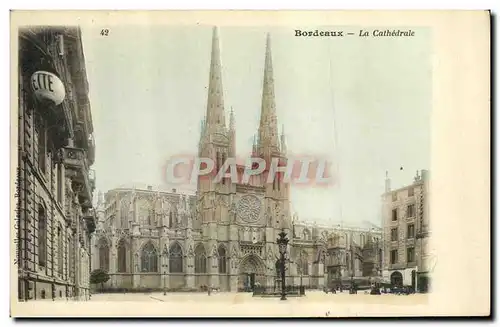 Cartes postales Bordeaux La Cathedrale