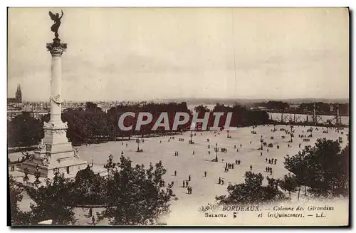 Ansichtskarte AK Bordeaux Colonne des Girondins