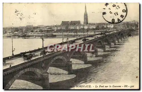 Cartes postales Bordeaux Le Pont sur la Garonne