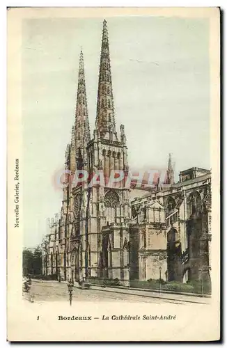 Cartes postales Bordeaux La Cathedrale Saint Andre