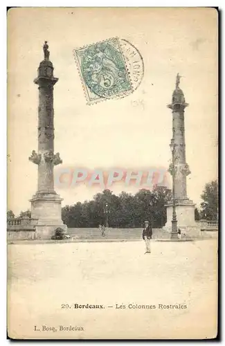 Cartes postales Bordeaux Les Colonnes Rostrales