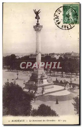 Cartes postales Bordeaux Le Monument des Girondins