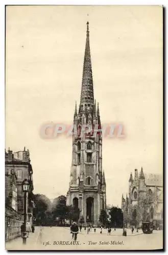 Cartes postales Bordeaux Tour Saint Michel