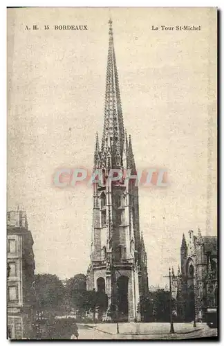 Ansichtskarte AK Bordeaux La Tour St Michel