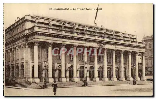 Cartes postales Bordeaux Le Grand Theatre