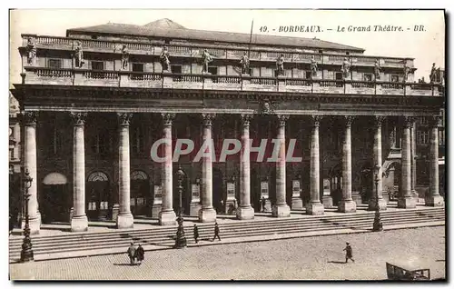 Cartes postales Bordeaux Le Grand Theatre