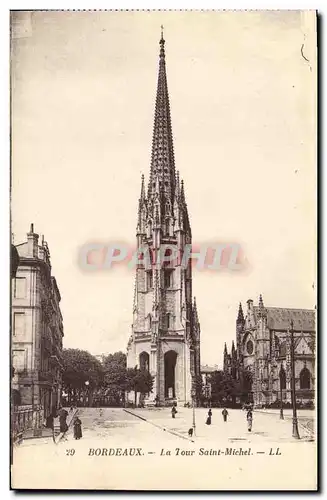 Cartes postales Bordeaux La Tour Saint Michel