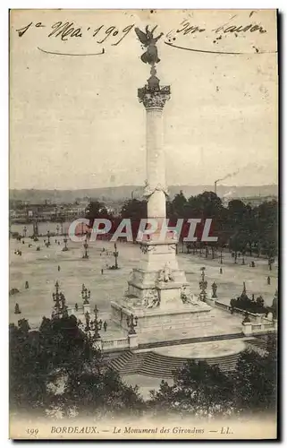 Cartes postales Bordeaux Le Monument des Girondins