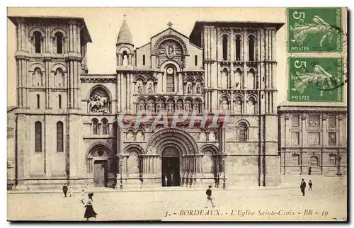 Cartes postales Bordeaux L Eglise Sainte Croix