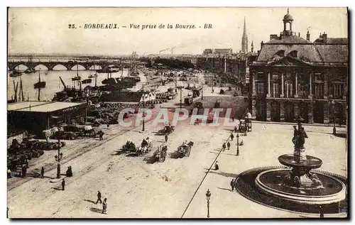 Ansichtskarte AK Bordeaux Vue Prise de la Bourse