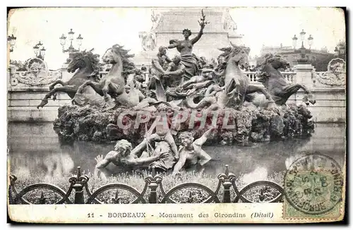 Cartes postales Bordeaux Monument des Girondins