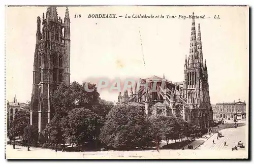 Cartes postales Bordeaux La Cathedrale et la Tour Pey Berland