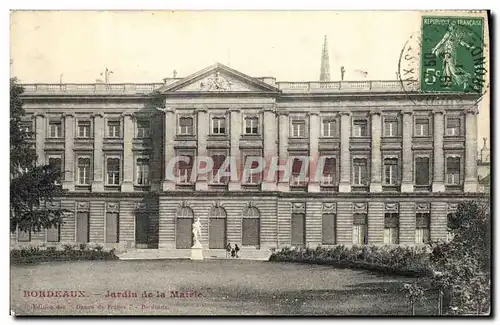 Cartes postales Bordeaux Jardin de la Mairie