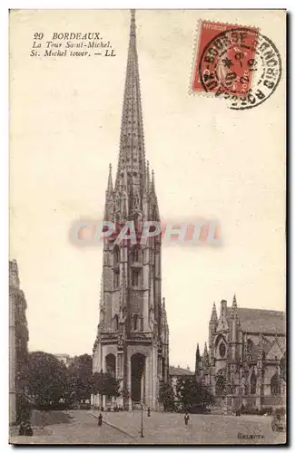 Cartes postales Bordeaux La Tour Saint Michel