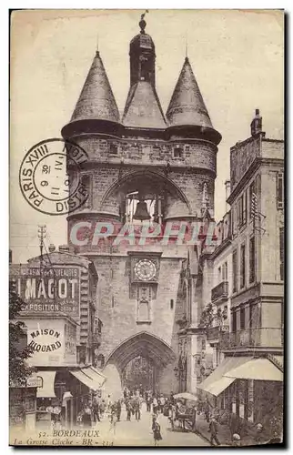 Cartes postales Bordeaux Grosse Cloche