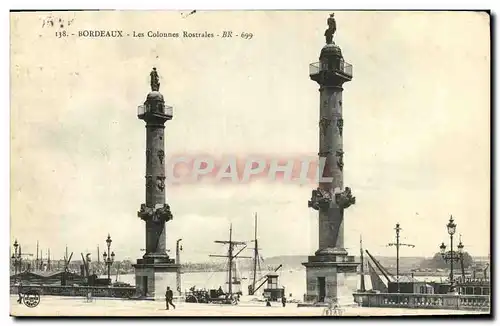 Cartes postales Bordeaux Les Colonnes Rostrales