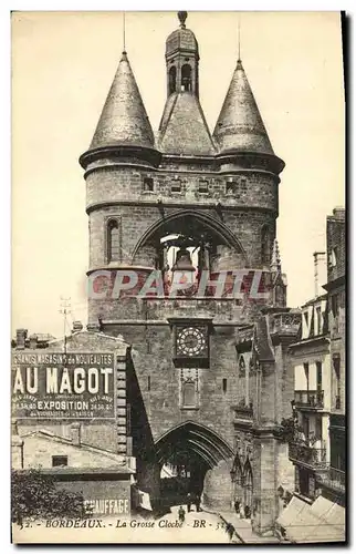 Cartes postales Bordeaux La Grosse Cloche