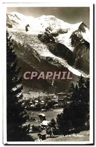 Cartes postales Chamonix et le Mt Blanc